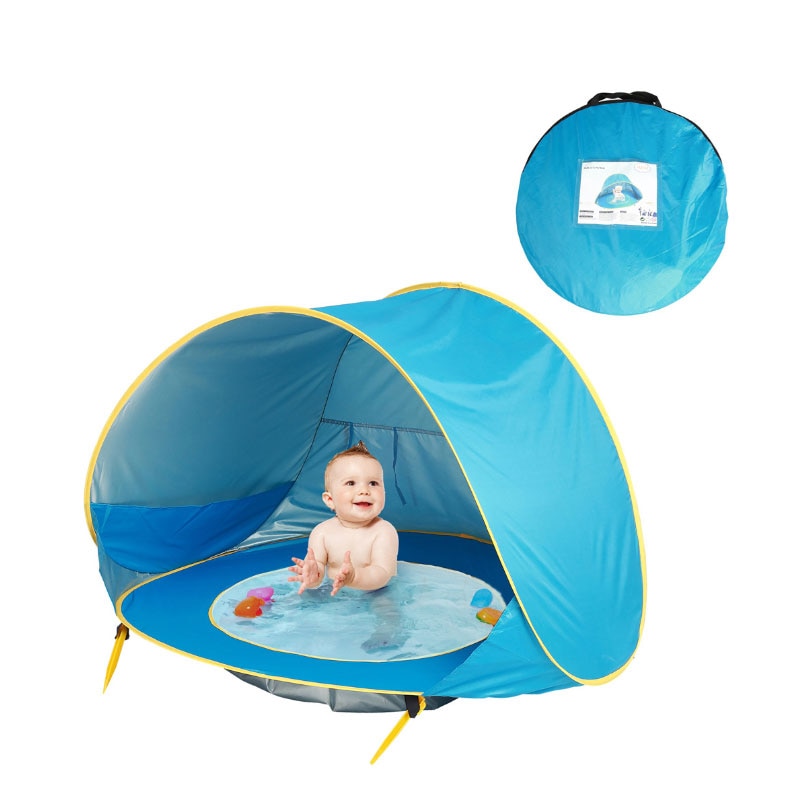 Baby Waterproof Pop Up Beach Tent With Pool