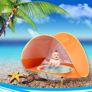 Baby Waterproof Pop Up Beach Tent With Pool