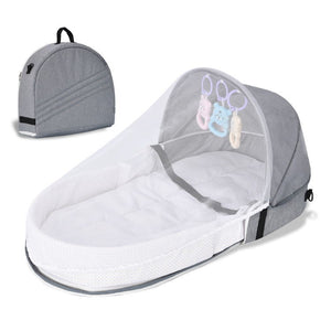 Foldable Baby Travel Bassinet | Portable Mosquito Net Bassinet